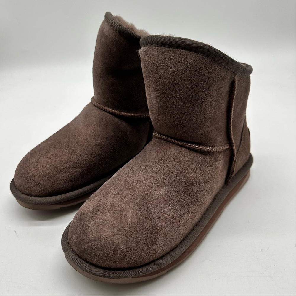 Australia Luxe Collective Cozy Xtra Short Brown Shearling Boots NWT US 7 | EU 38